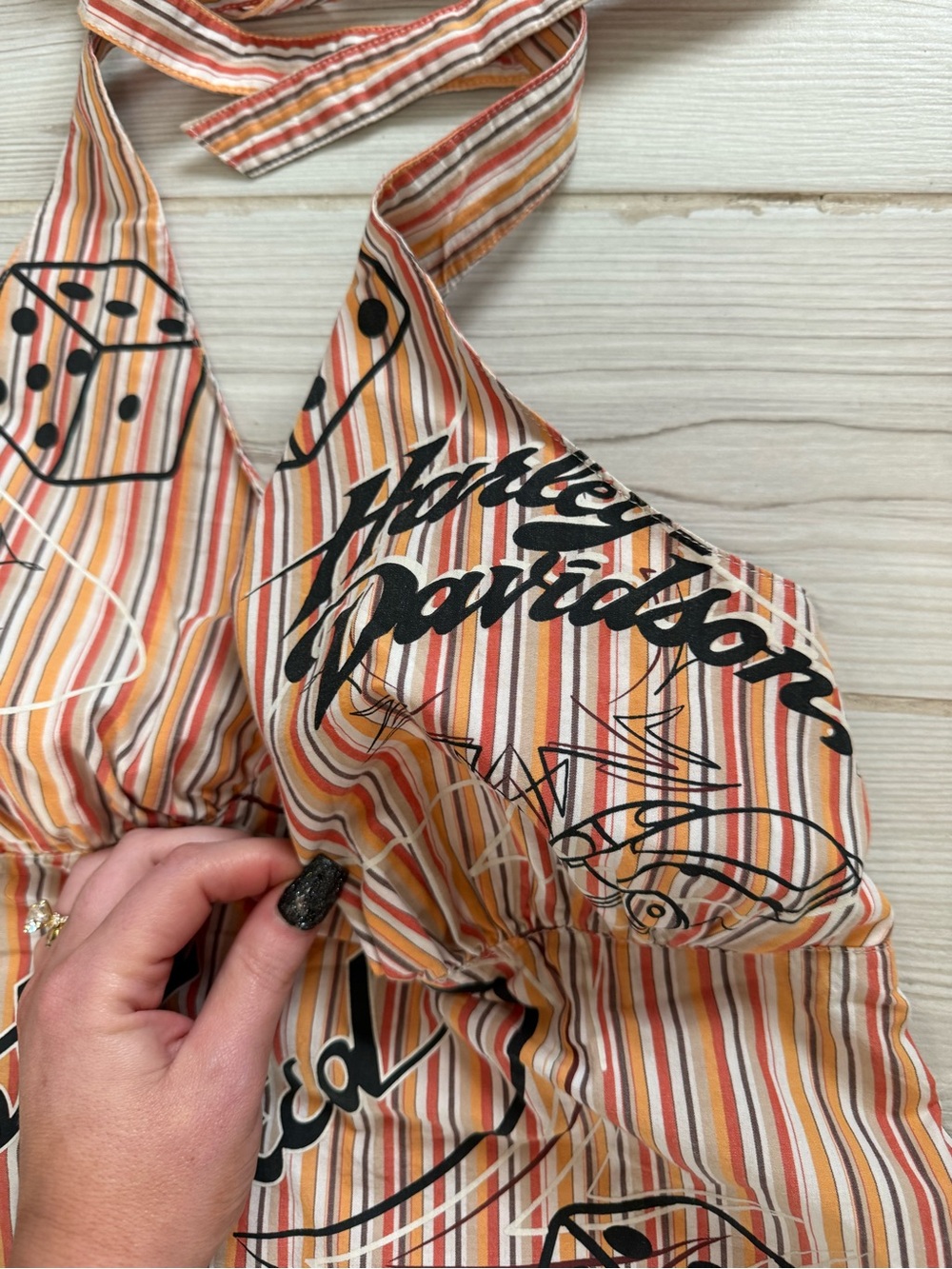 Harley-Davidson Vintage Pinstripe Halter - Picture 5 of 7